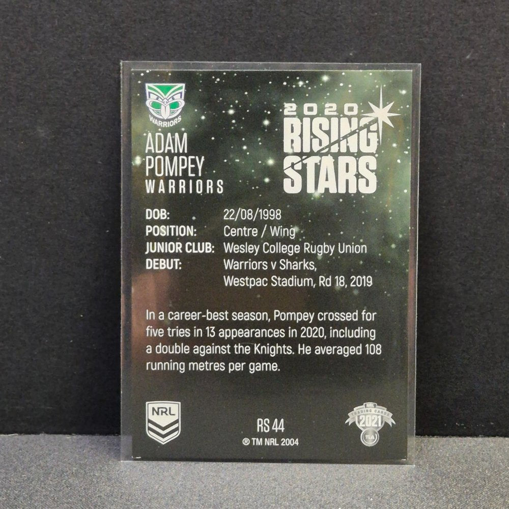 2021 NRL Traders - Rising Stars - RS44 - Adam Pompey