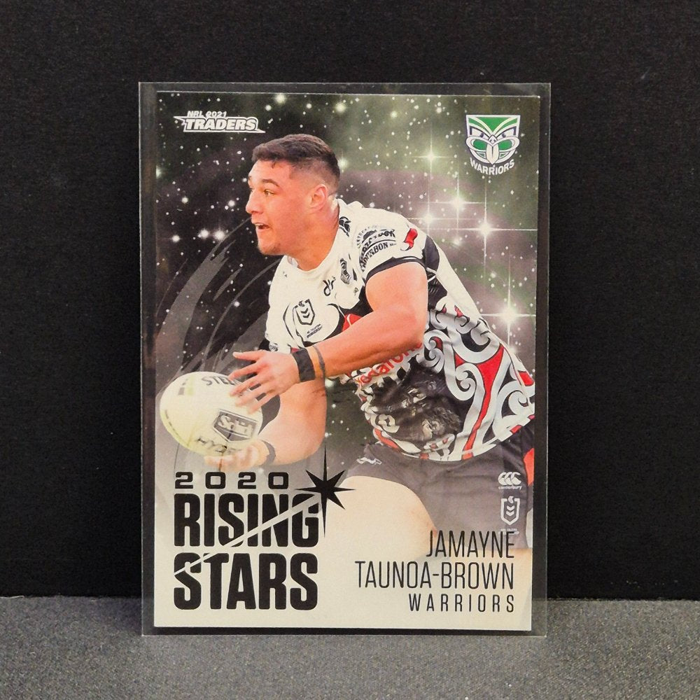 2021 NRL Traders - Rising Stars - RS45 - Jamayne Taunoa-Brown