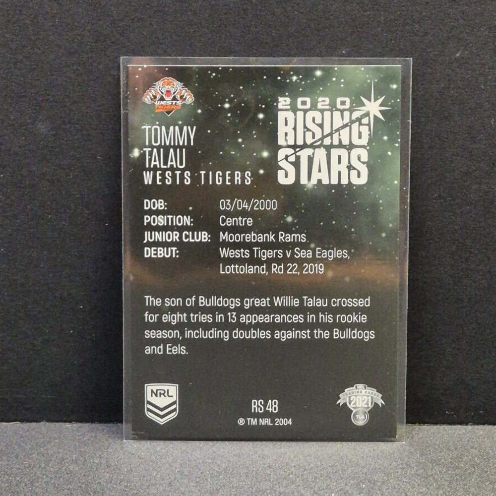 2021 NRL Traders - Rising Stars - RS48 - Tommy Talau