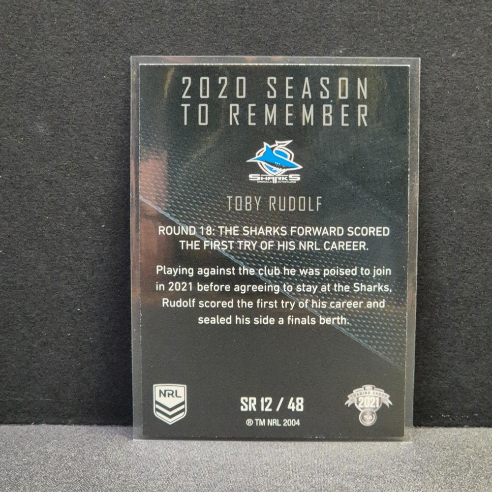 2021 NRL Traders - Season to Remember - SR12 - Toby Rudolf