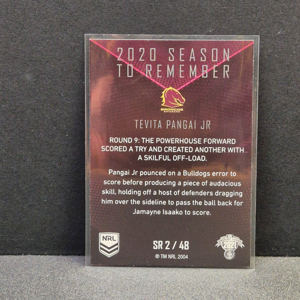 2021 NRL Traders - Season to Remember - SR2 - Tevita Pangai Jr