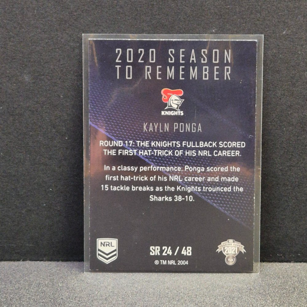 2021 NRL Traders - Season to Remember - SR24 - Kayln Ponga