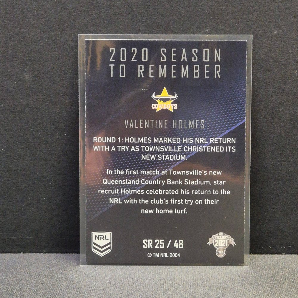 2021 NRL Traders - Season to Remember - SR25 - Valentine Holmes