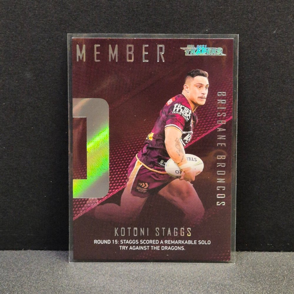2021 NRL Traders - Season to Remember - SR3 - Kotoni Staggs