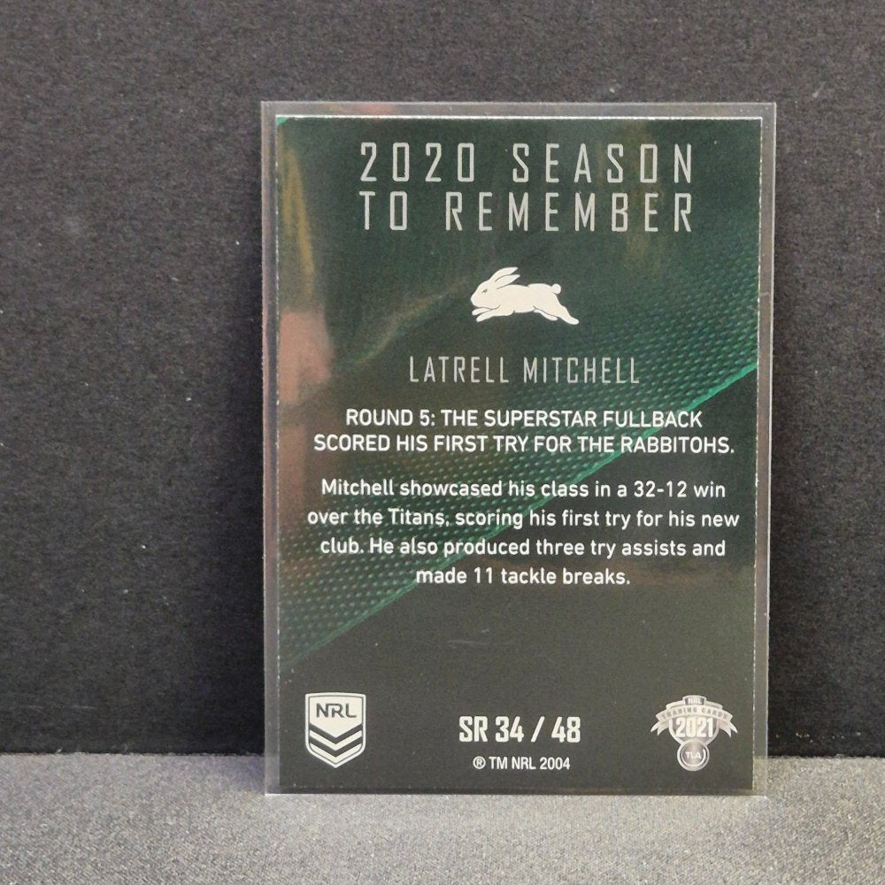 2021 NRL Traders - Season to Remember - SR34 - Latrell Mitchell