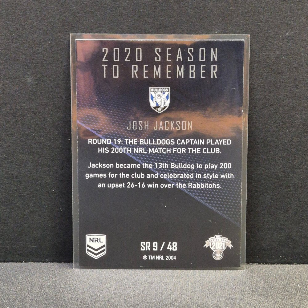 2021 NRL Traders - Season to Remember - SR9 - Josh Jackson