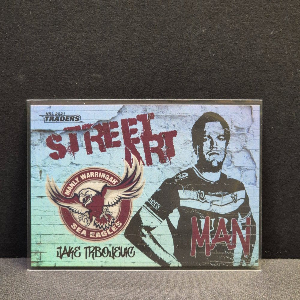 2021 NRL Traders - Street Art White - SAW06 - Jake Trbojevic