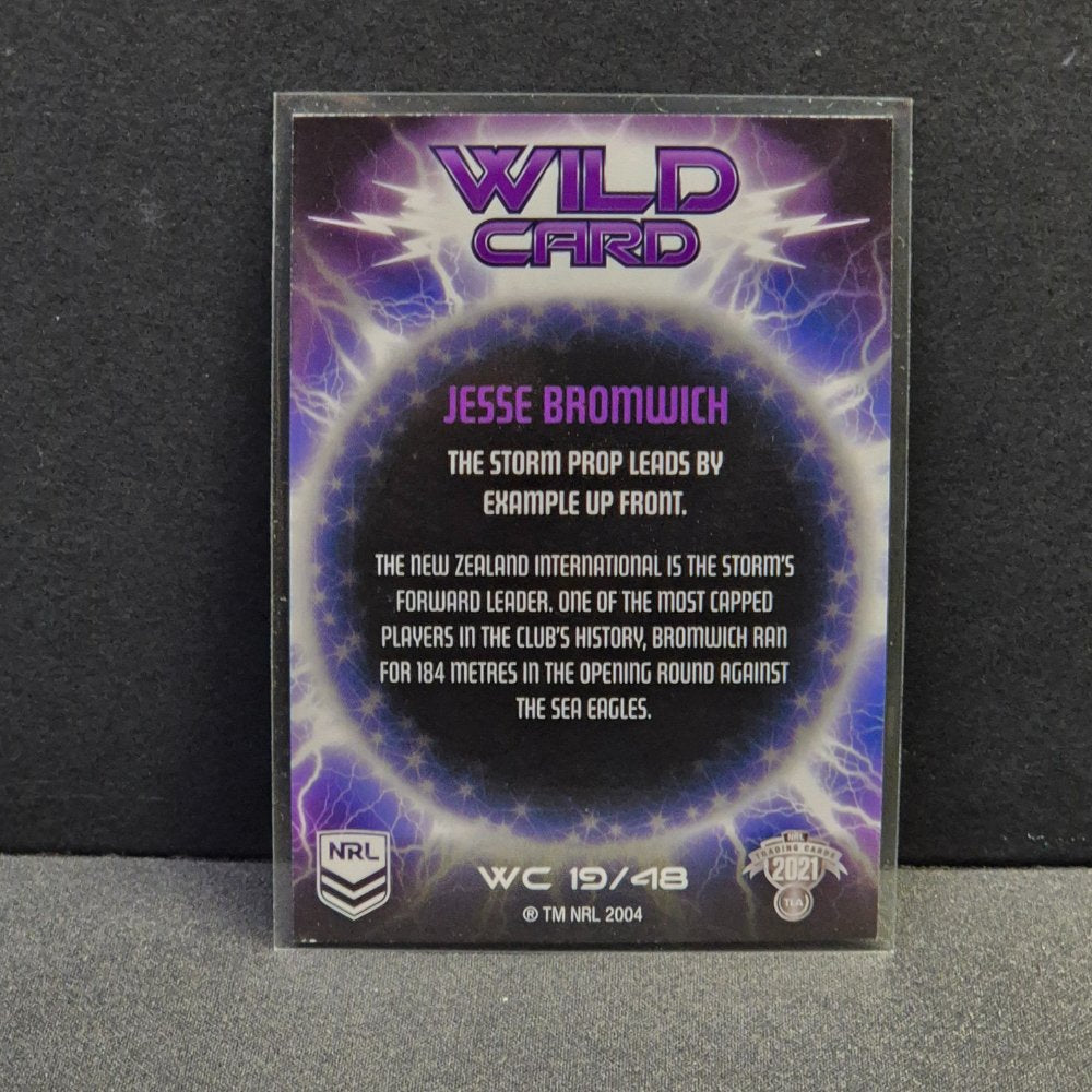 2021 NRL Traders - Wild Card - WC19 - Jesse Bromwich