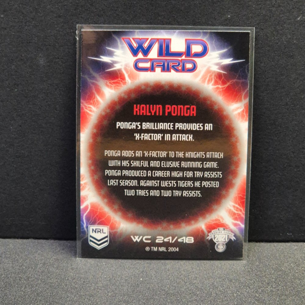 2021 NRL Traders - Wild Card - WC24 - Kalyn Ponga