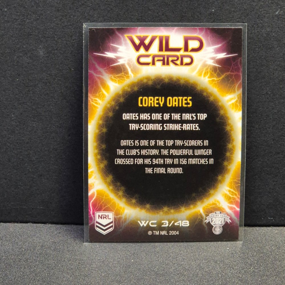 2021 NRL Traders - Wild Card - WC3 - Corey Oates