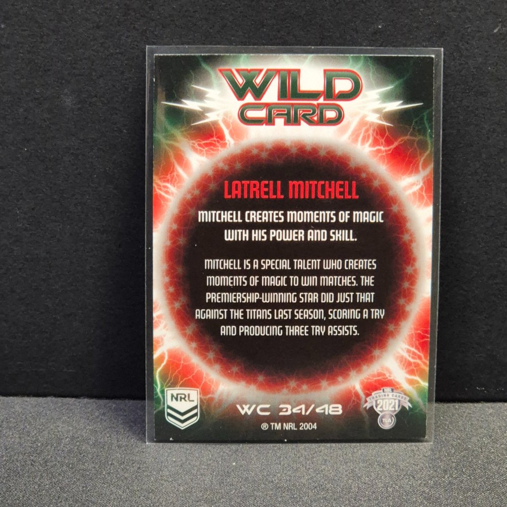 2021 NRL Traders - Wild Card - WC34 - Latrell Mitchell