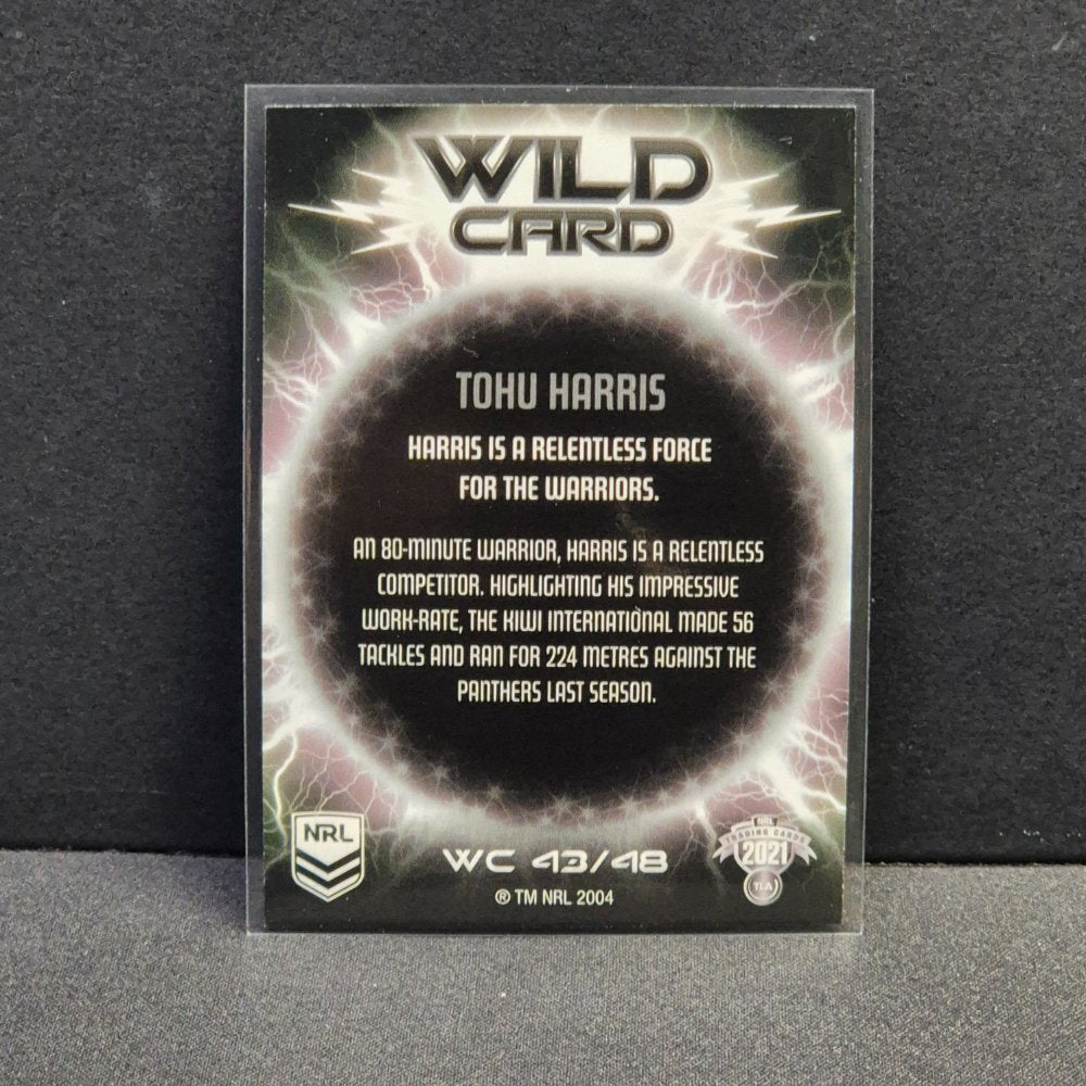 2021 NRL Traders - Wild Card - WC43 - Tohu Harris