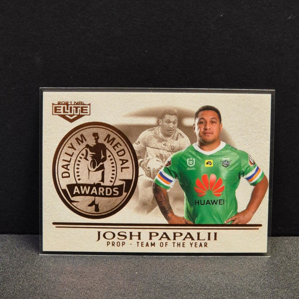 2021 NRL Traders Elite - Dally M Medal - DM14 - Josh Papalii