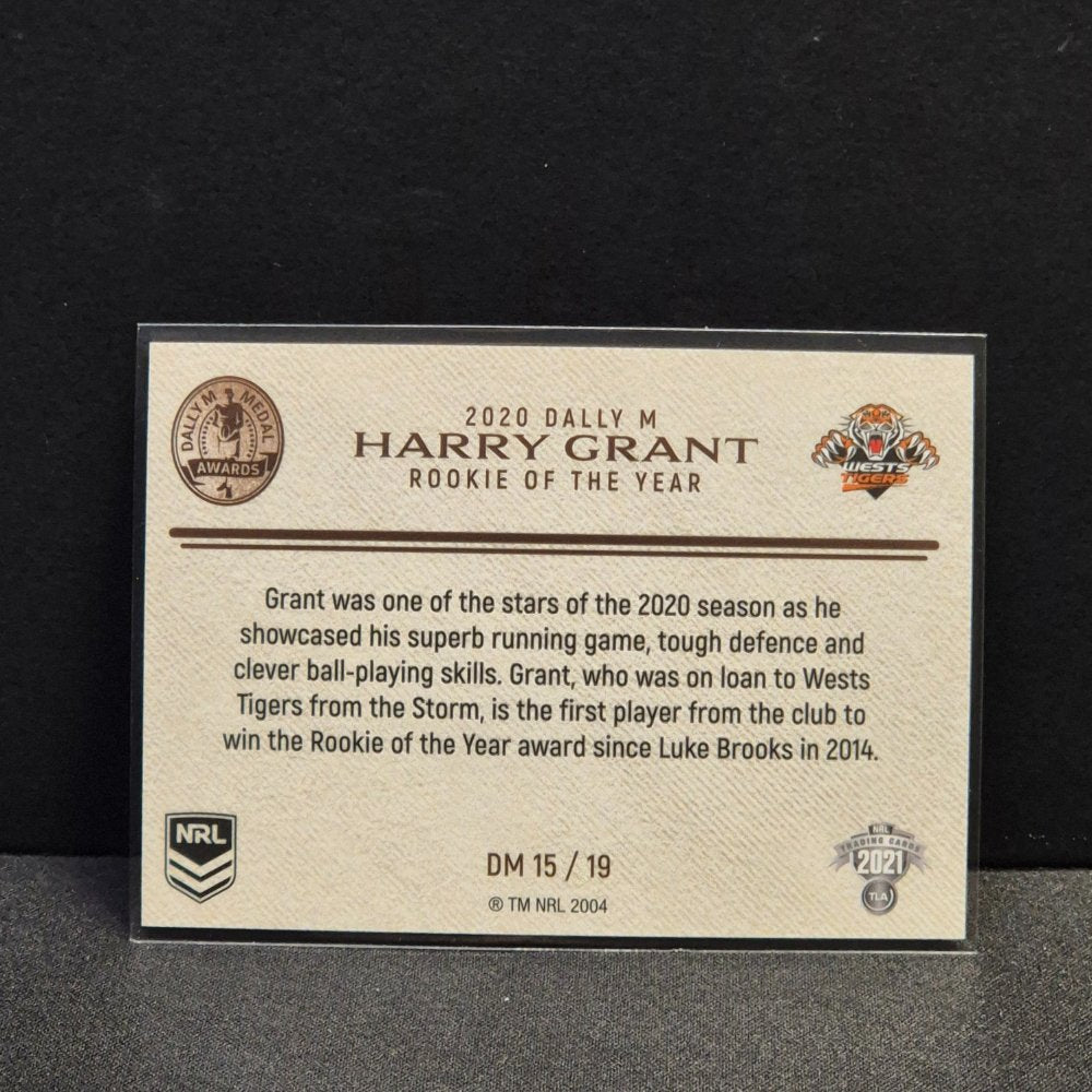 2021 NRL Traders Elite - Dally M Medal - DM15 - Harry Grant