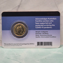 2022 $2 Australia's Frontline Workers Downies Collectables Card back