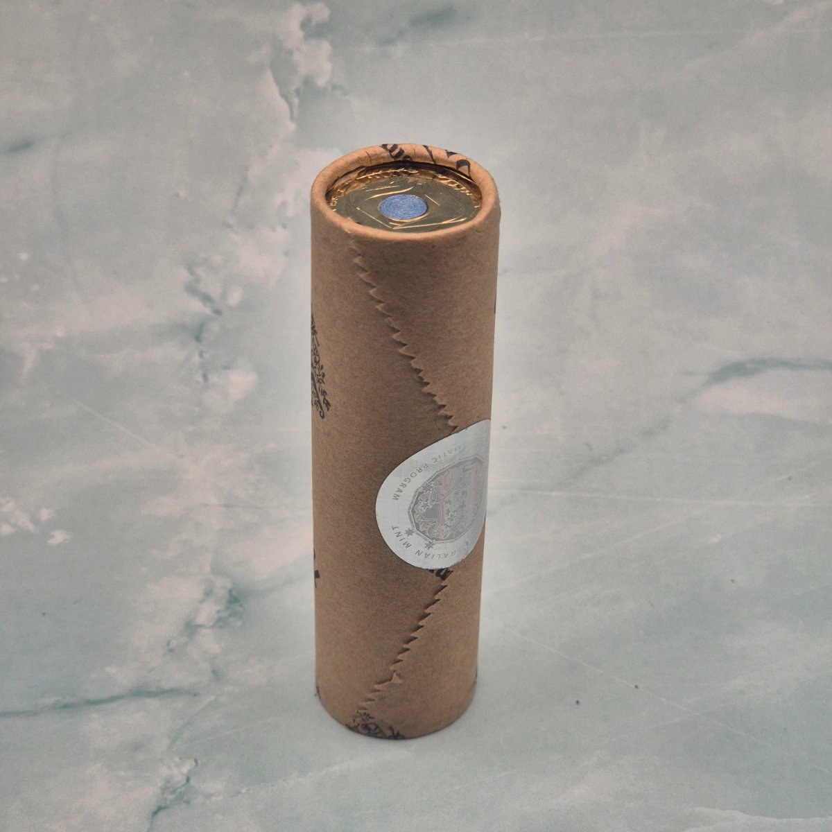 2022 $2 Royal Australian Mint Roll of 75th Anniversary of Peacekeeping coloured uncirculated coins standing up