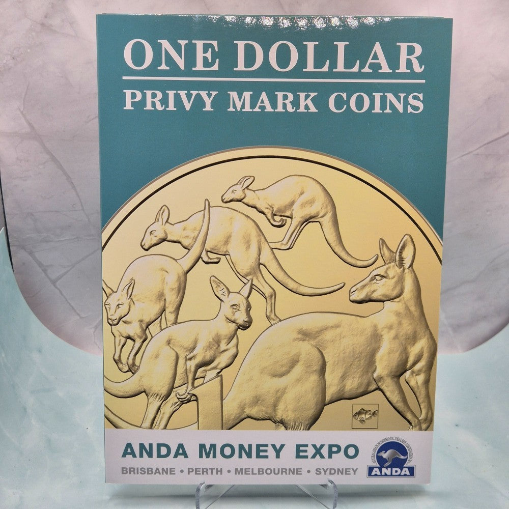 2021 ANDA One Dollar Privy Mark Coins in Folder