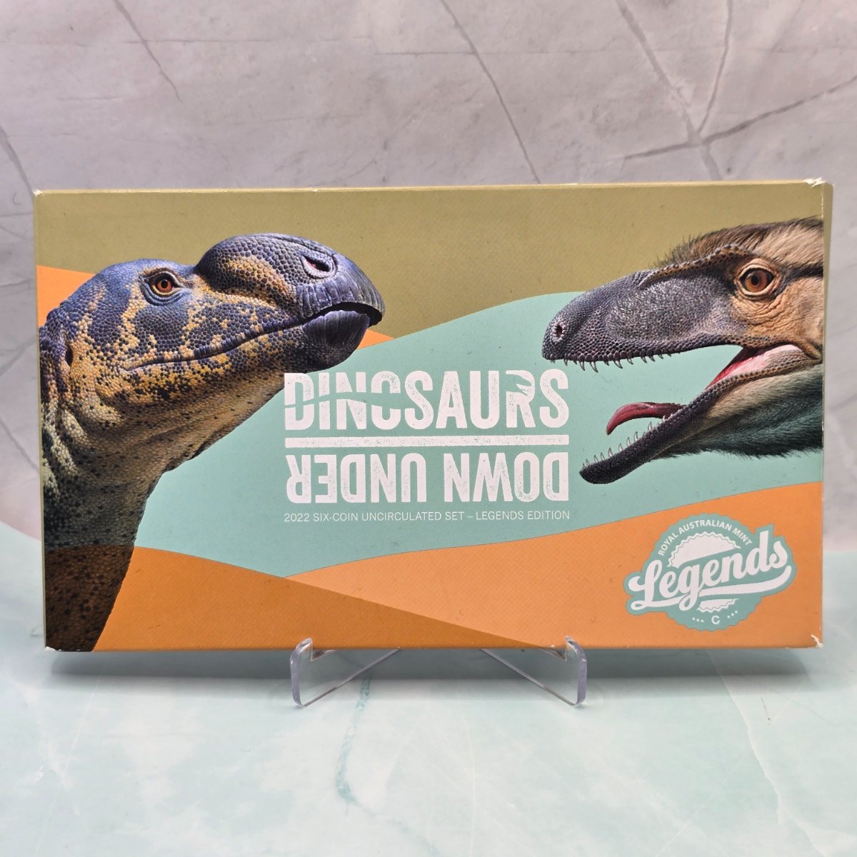 2022 Royal Australian Mint Legends Edition Ballot Six Coin Uncirculated Set with 2022 $1 'C' Mintmark Australovenator coin