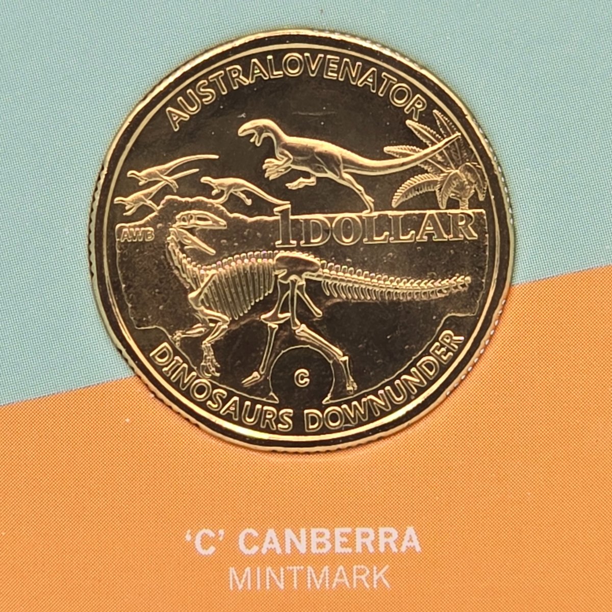 2022 Royal Australian Mint Legends Edition Ballot Six Coin Uncirculated Set with 2022 $1 'C' Mintmark Australovenator coin