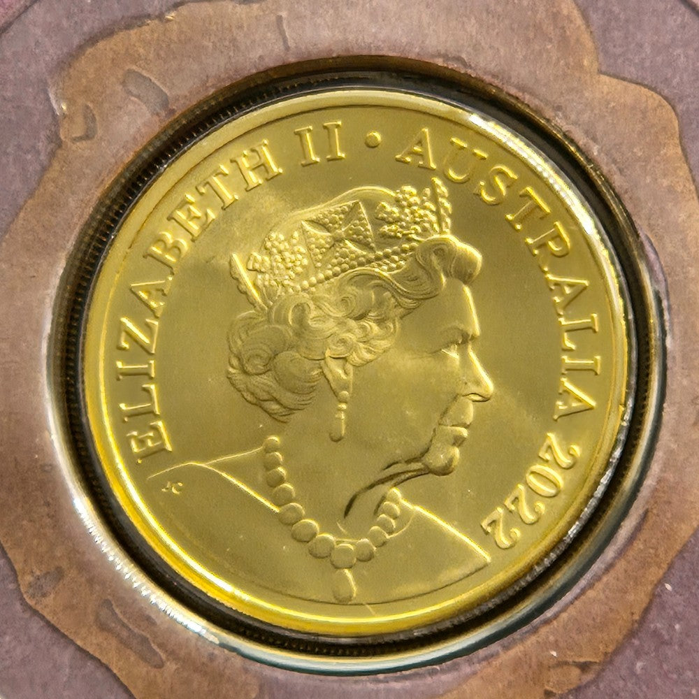 2022 20c Diary of the Wombat Book Gold Plated