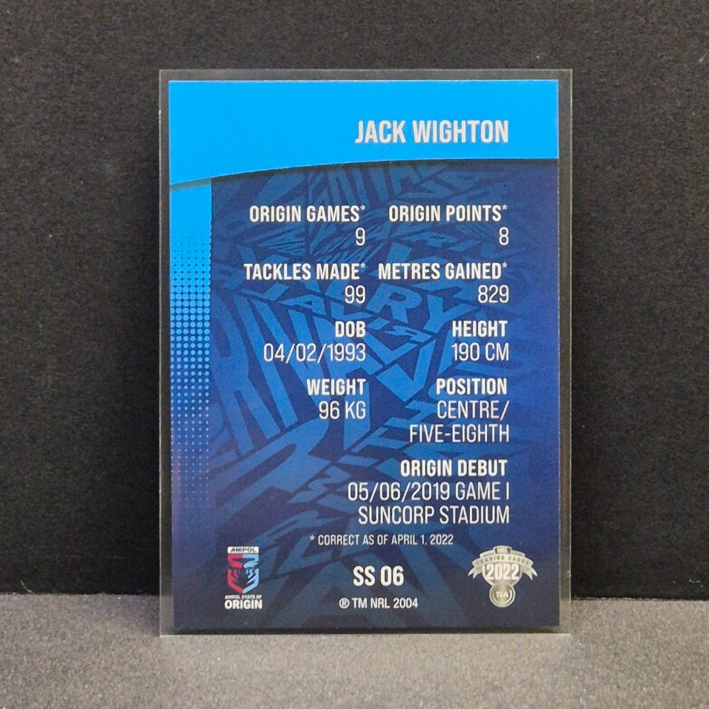 2022 NRL Rivalry - State of Origin - SS06 - Jack Wighton