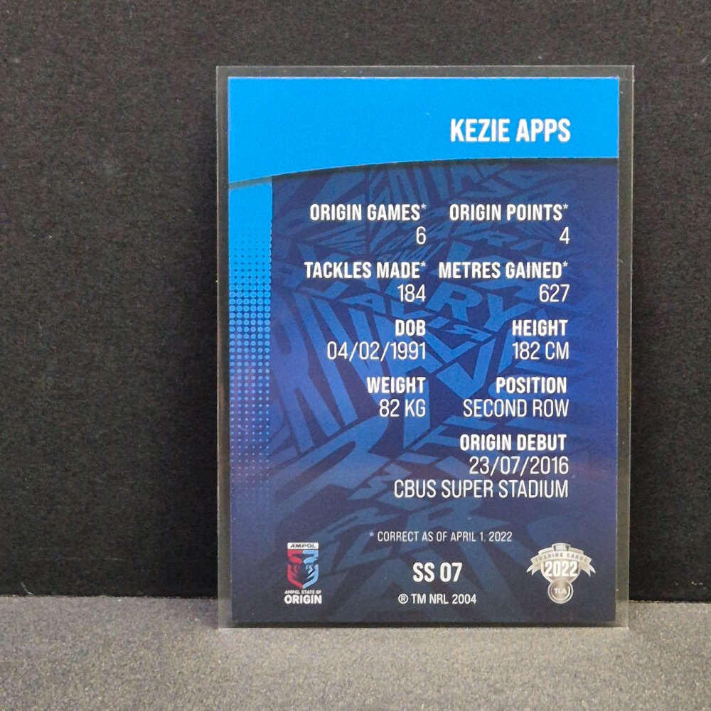 2022 NRL Rivalry - State of Origin - SS07 - Kezie Apps