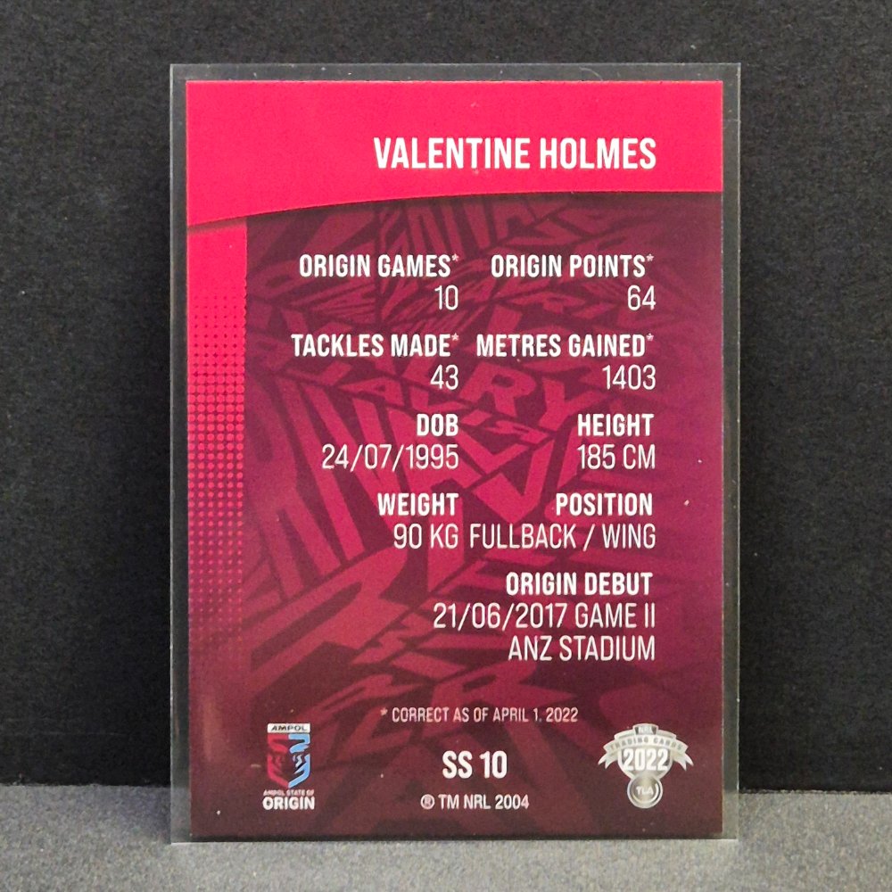 2022 NRL Rivalry - State of Origin - SS10 - Valentine Holmes