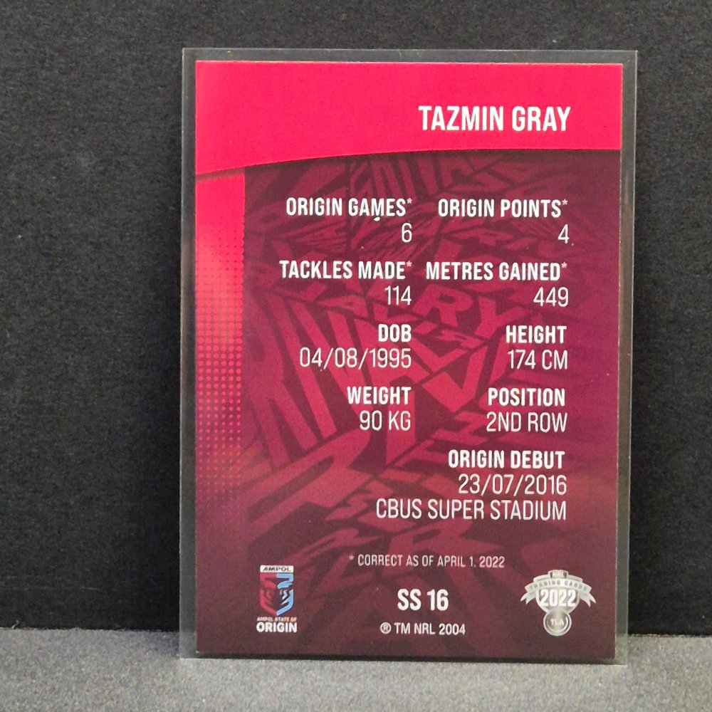 2022 NRL Rivalry - State of Origin - SS16 - Tazmin Gray