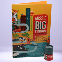 2023 $1 Aussie Big Things sealed Tube of 10 coins and folder front cover