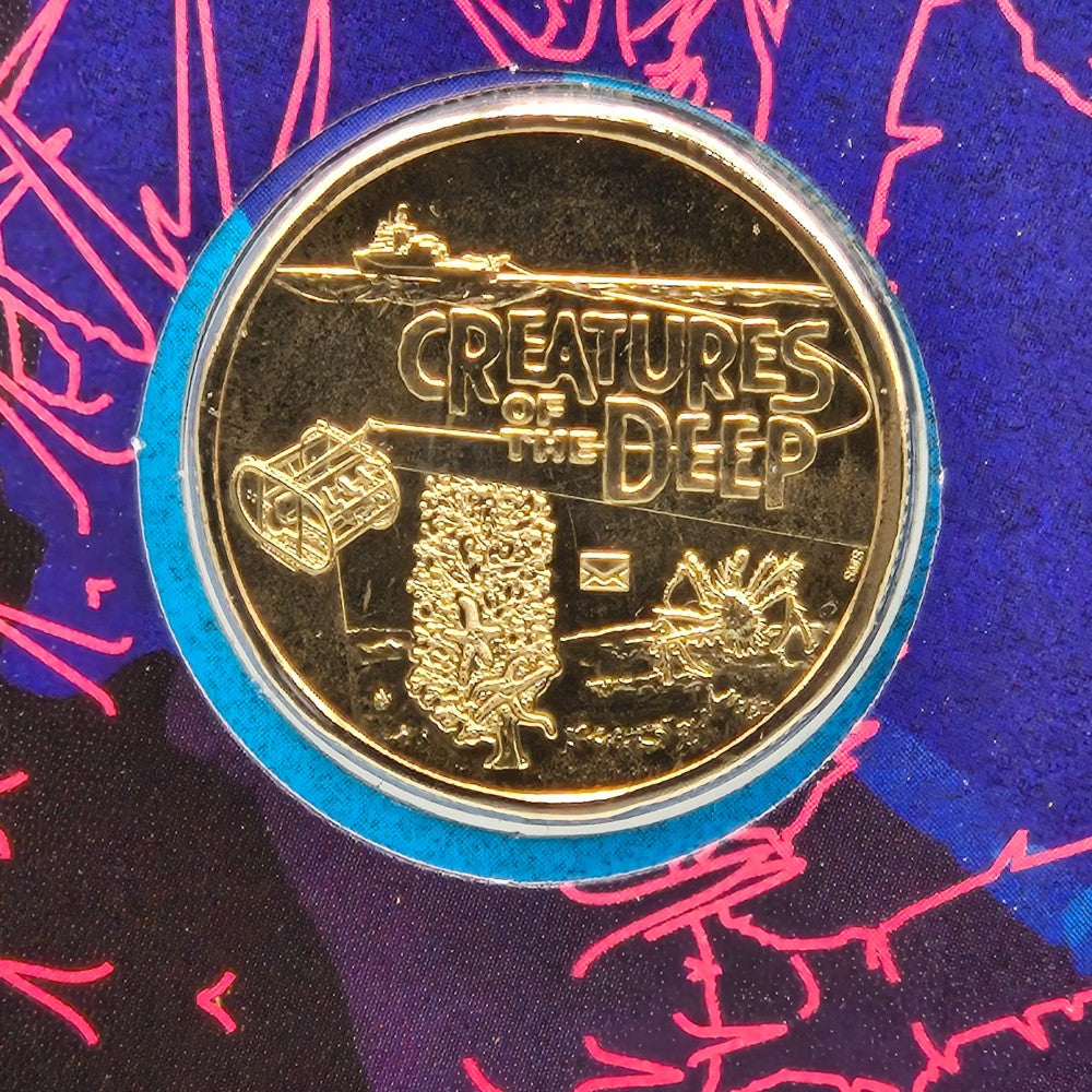 2023 $1 Creatures of the Deep PNC with envelope Privy Mark reverse of coin