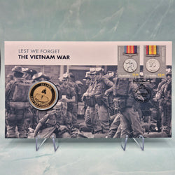 2023 $1 Perth Mint Lest We Forget The Vietnam War PNC front cover