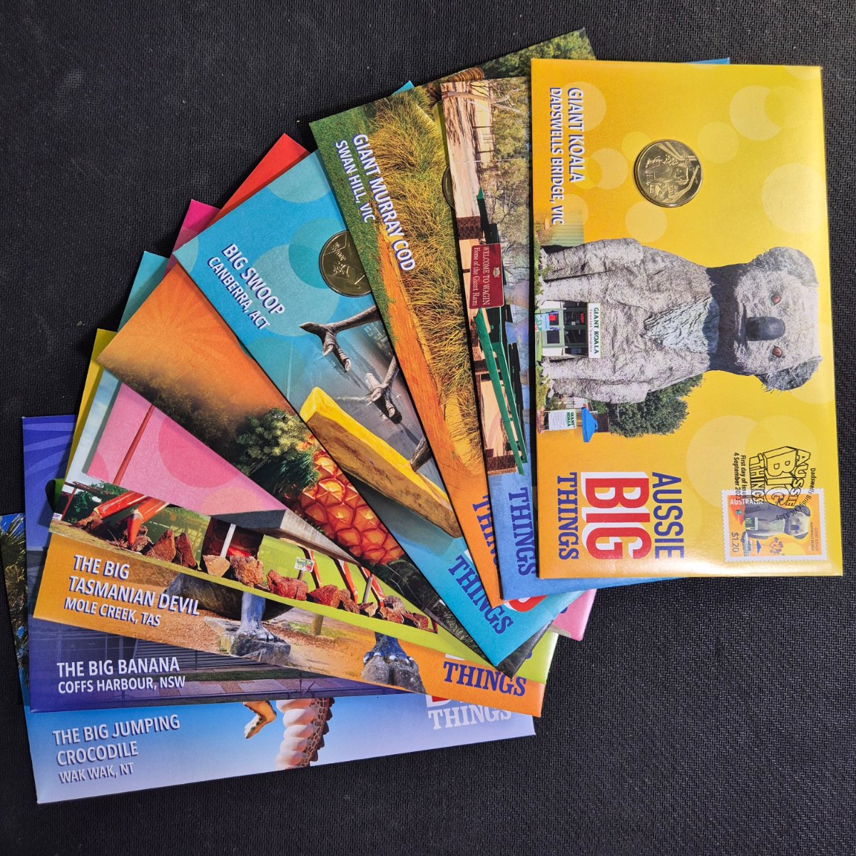 2023 $1 Aussie Big Things Series 1 10x PNC Set