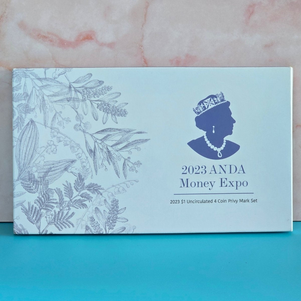 2023 $1 ANDA Money Expo Uncirculated 4 Coin Privy Mark Set outer packaging