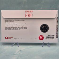 2023 20c Edward the Emu PNC outer back cover