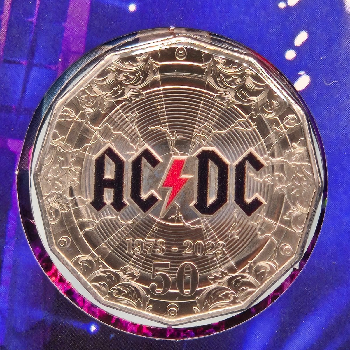2023 50c ACDC 50th Anniversary PNC