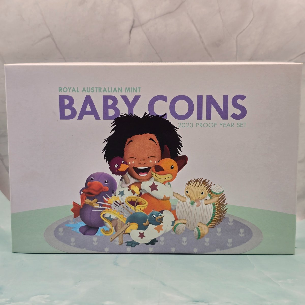 2023 Baby Royal Australian Mint Six Coin Proof Set Front of Packaging