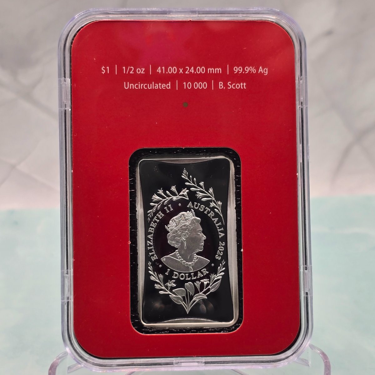 2023 Half Ounce Lunar Rabbit Ingot obverse
