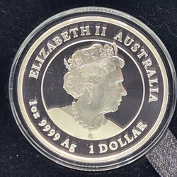 2023 Perth Mint 1oz Australian Lunar Series III Year of the Rabbit obverse