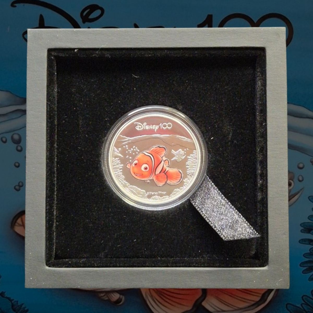 2023 Disney 100 Nemo 1/2oz Silver Proof Coloured Coin