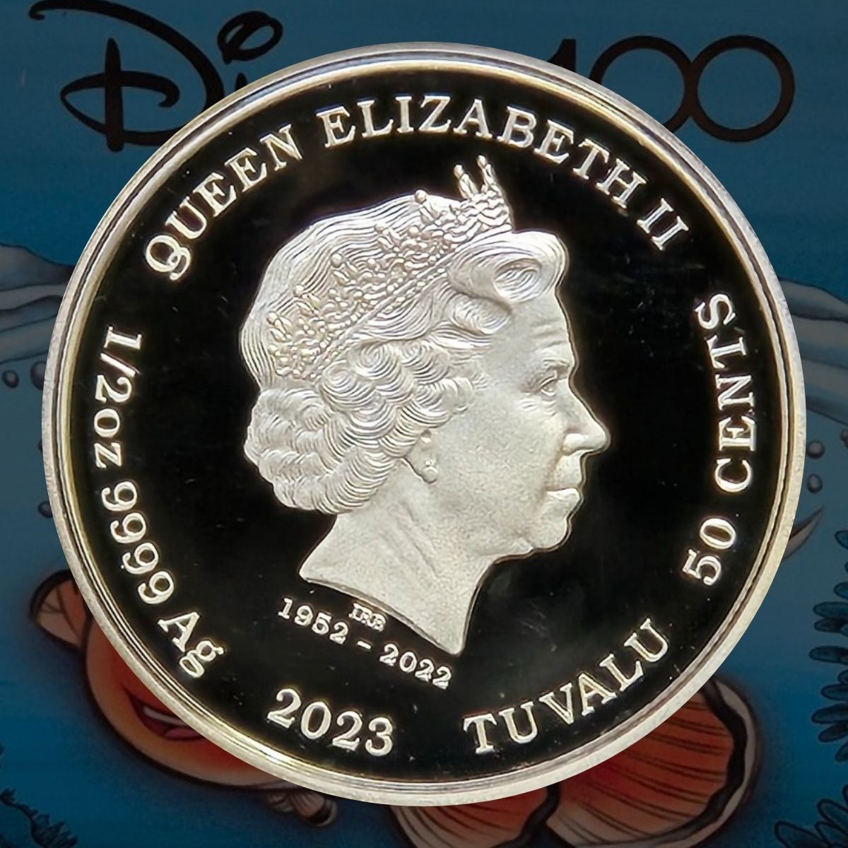 2023 Disney 100 Nemo 1/2oz Silver Proof Coloured Coin