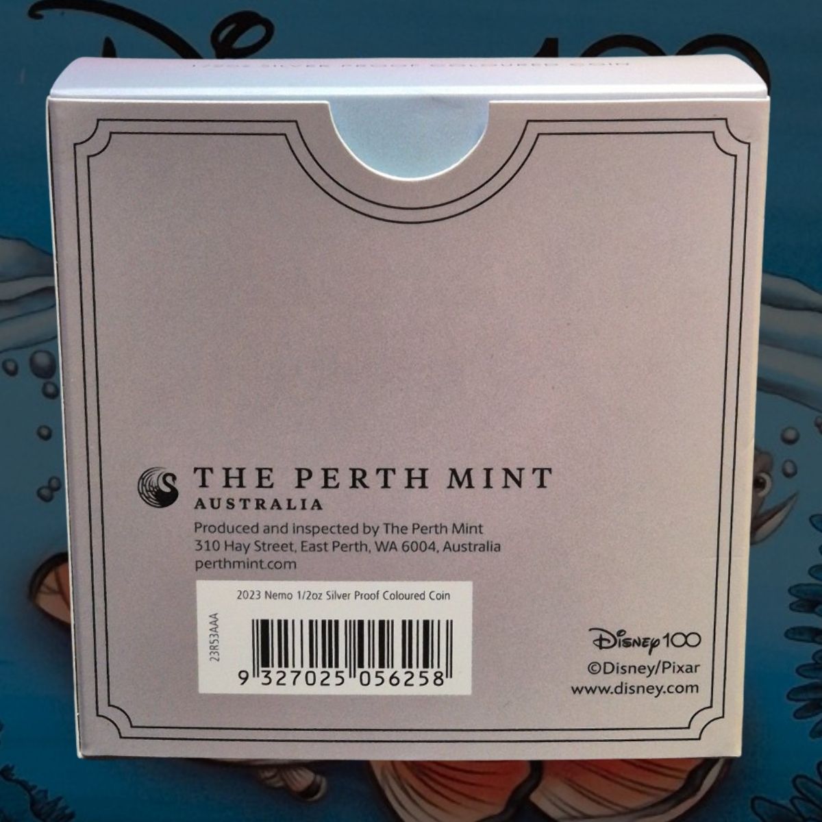 2023 Disney 100 Nemo 1/2oz Silver Proof Coloured Coin
