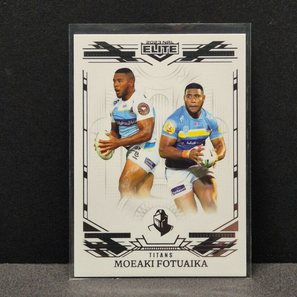 2023 NRL Elite - Diamond Mojo Black - MB052 - Moeaki Fotuaika #1/5