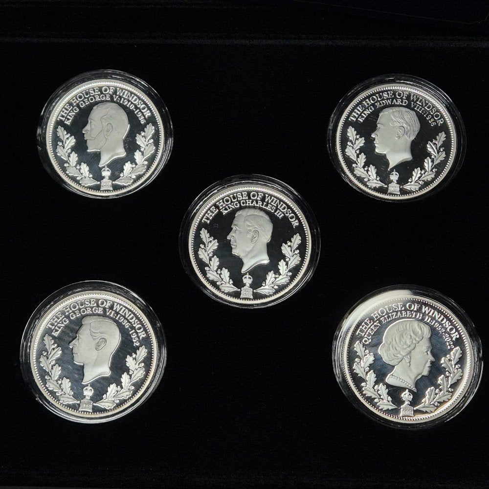 2023 UK House of Windsor Silver 1oz Five Coin Collection