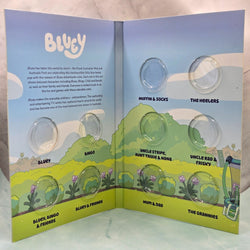 2024 $1 Bluey 10 Coin Tube and Folder - Dollar Bucks - inner Folder