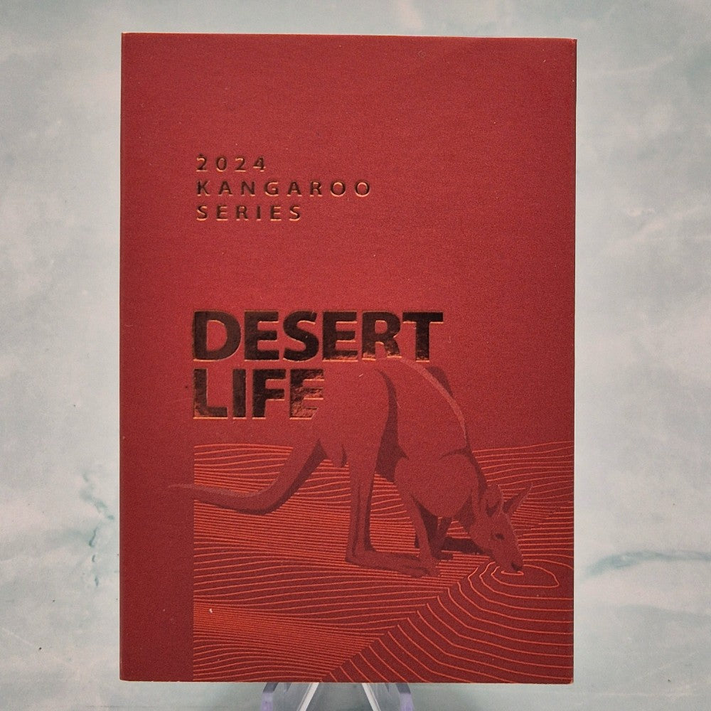 2024 1oz Desert Life Silver Frosted uncirculated coin outer cover front
