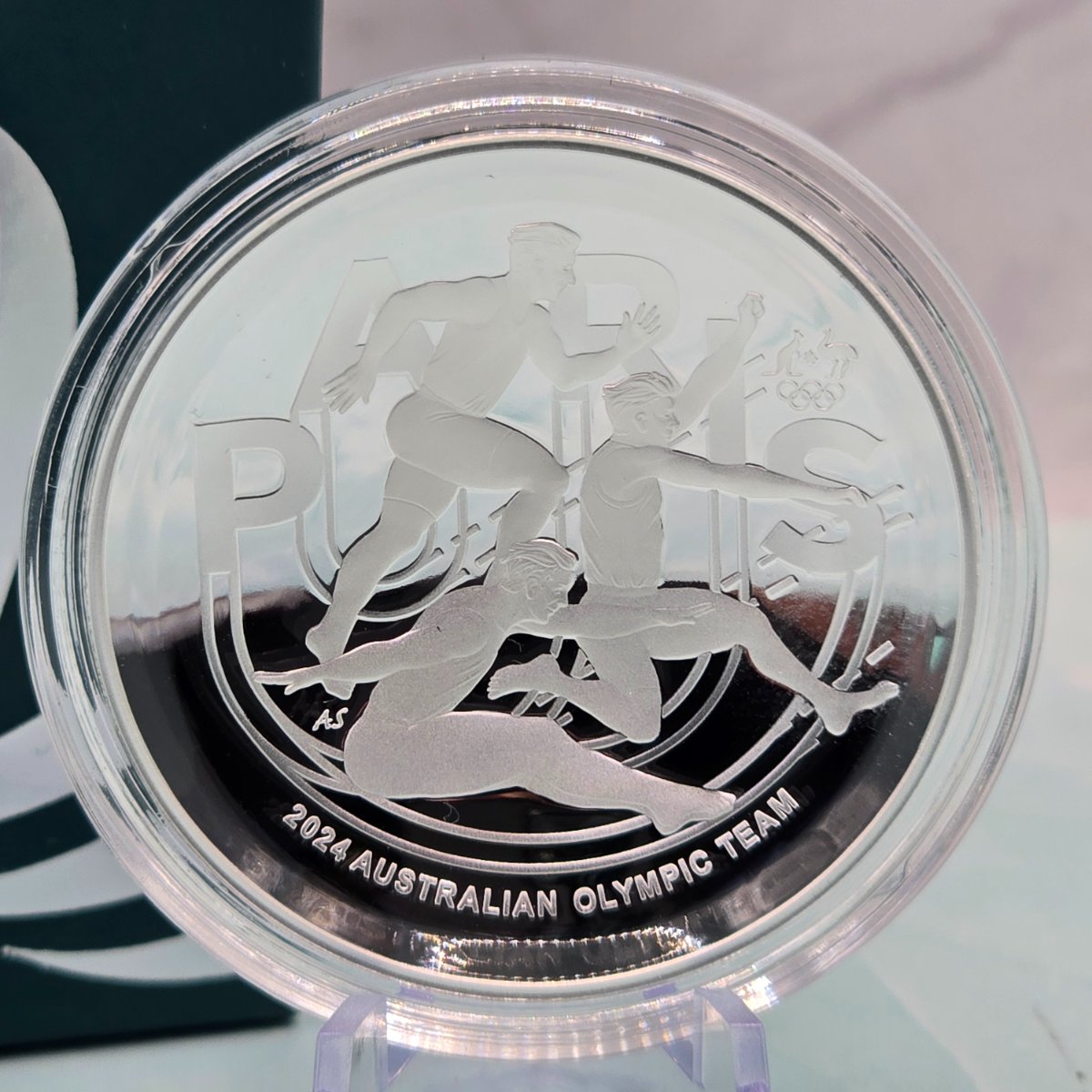 2024 $5 Australian Olympic Team 1oz Domed Silver Proof struck by the Royal Australian Mint