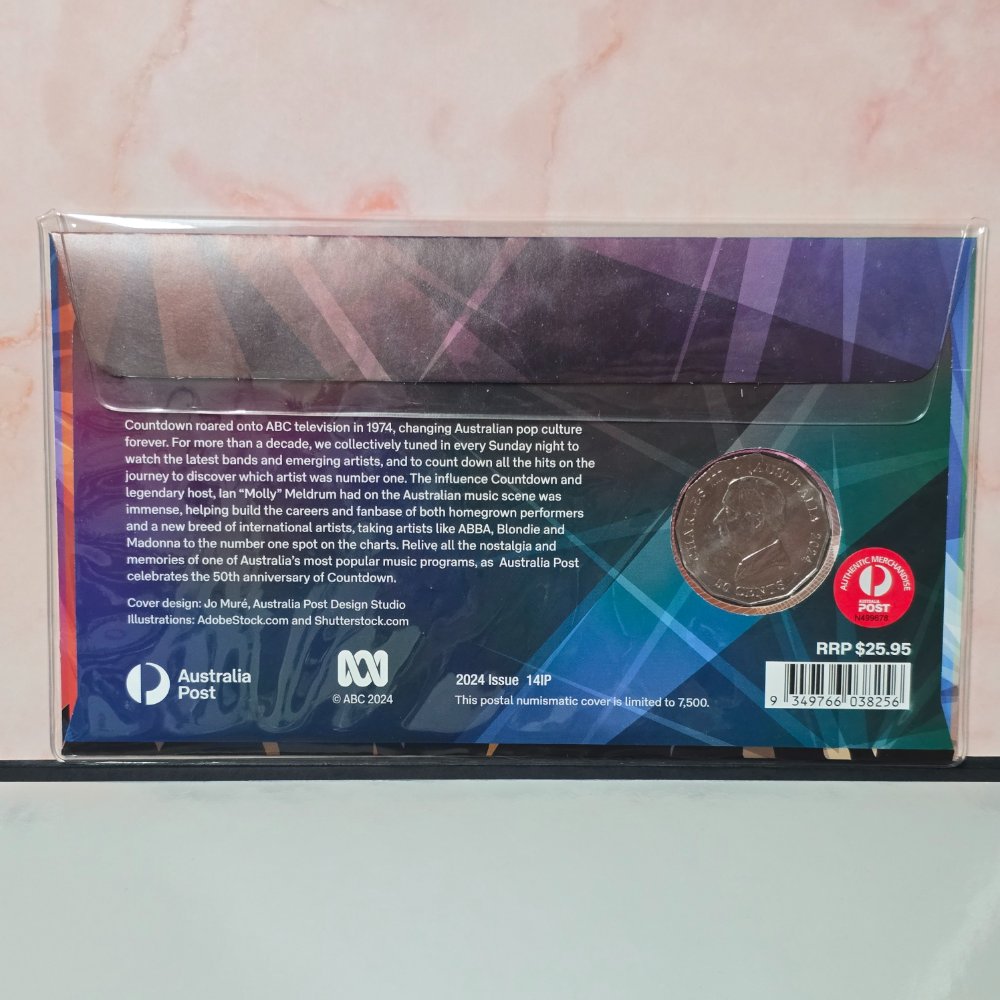 2024 50c 50th Anniversary of Countdown PNC back cover