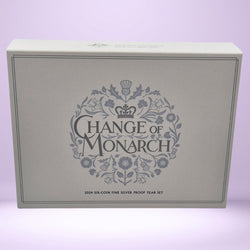 2024 Six Coin Australian Fine Silver Proof Year Set Change of Monarch Set Front Packaging