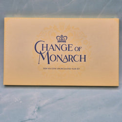 'Change of Monarch' 2024 six-coin uncirculated year set outer packaging