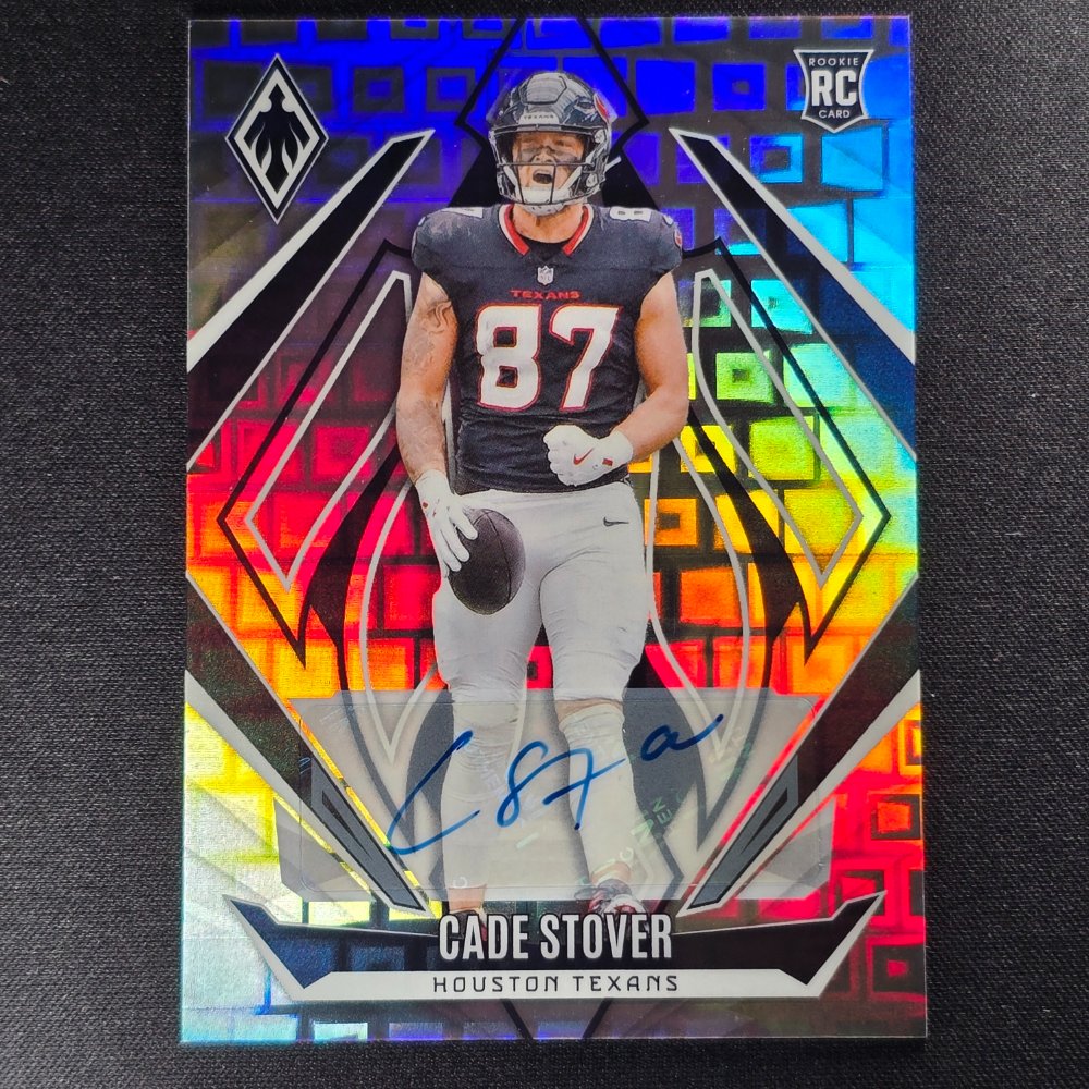 2024 Panini Phoenix Football Rookies Cade Stover #168 RC Pandora Auto